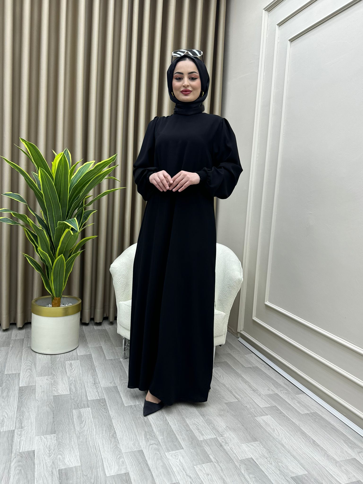 Pırıl Elbise Siyah